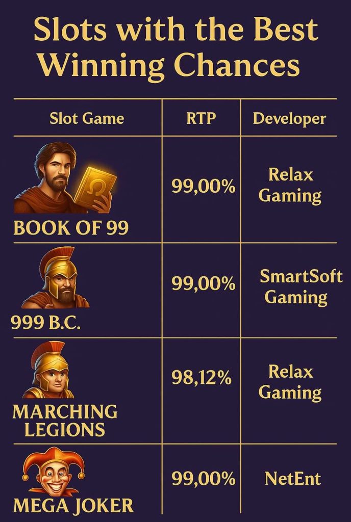 slot with the best chances of winning