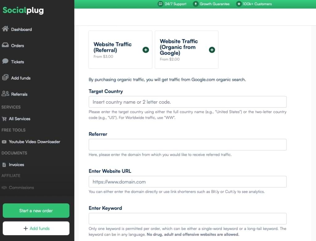 How to buy website traffic