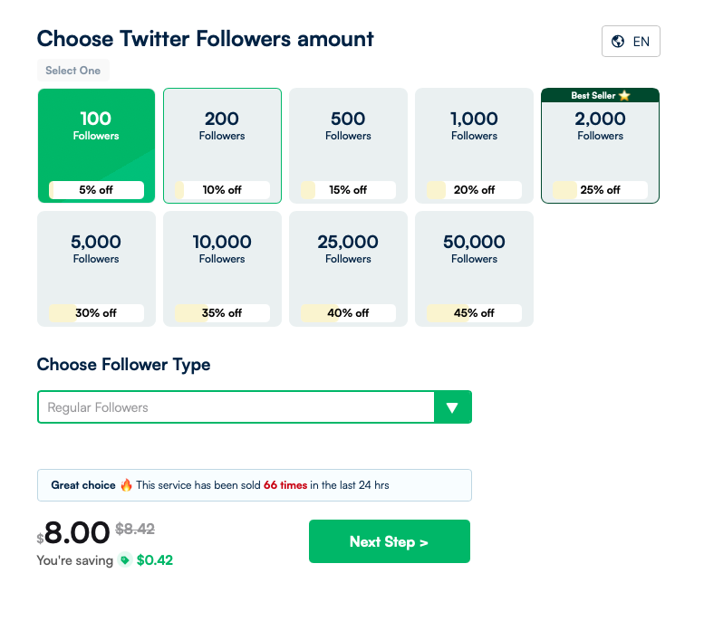buy X twitter followers