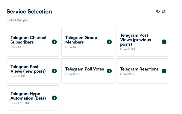 Buy Telegram services to grow the channel