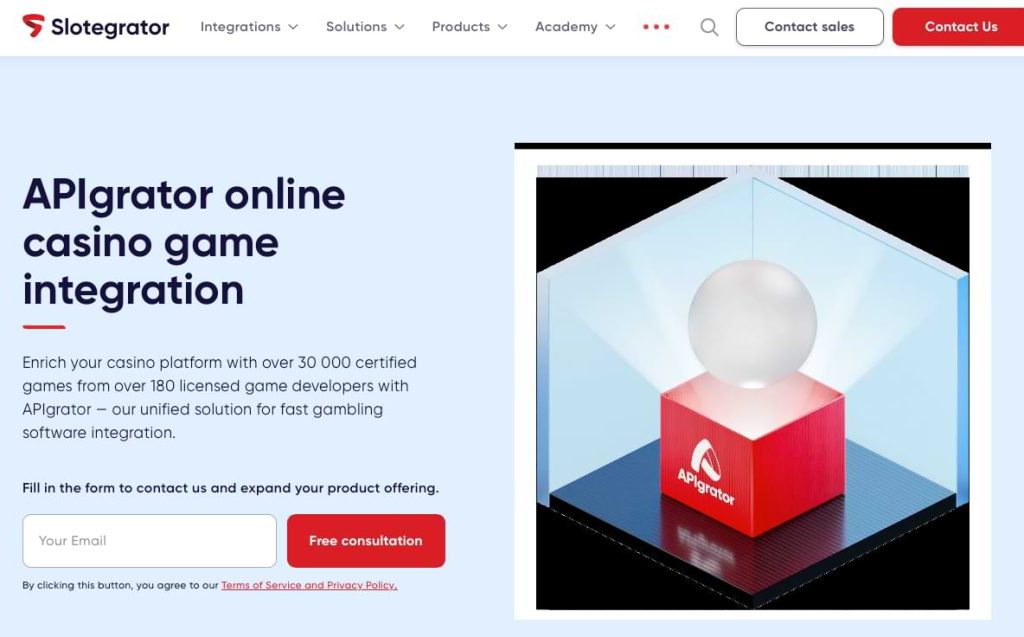 Slotegrator aggregator