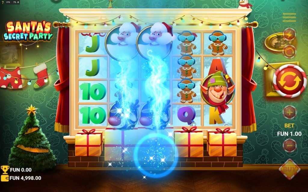 Santa's Secret Party Trigger Button