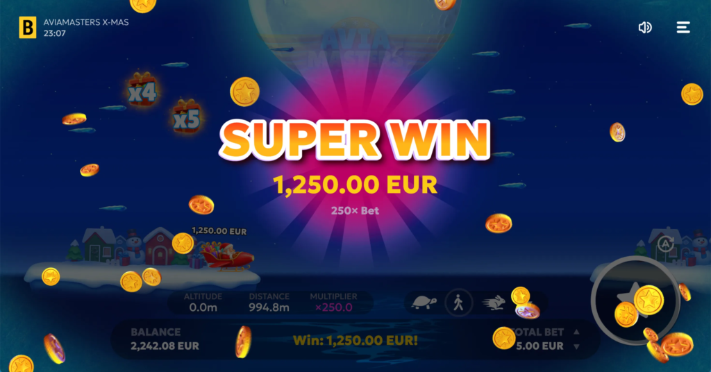 Aviamasters X-mas (BGaming) super win