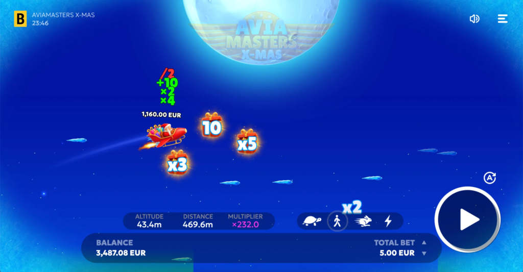 Aviamasters X-mas (BGaming) gameplay image