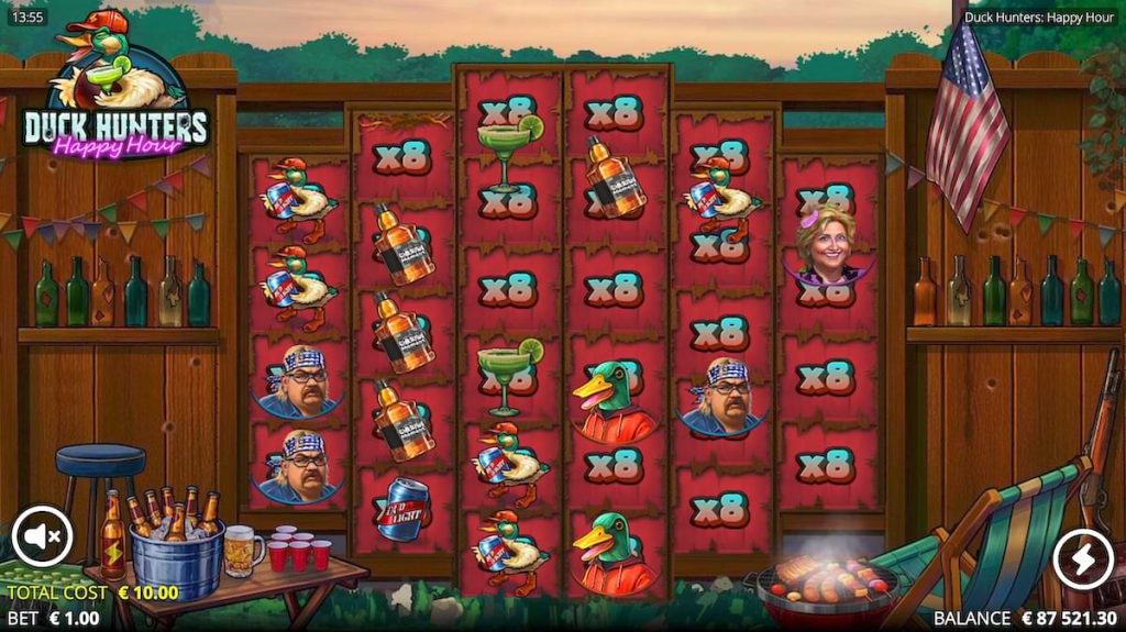 day 8 spin Duck Hunters: Happy Hour Nolimit City