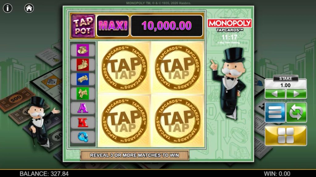 Monopoly Tapcards functions