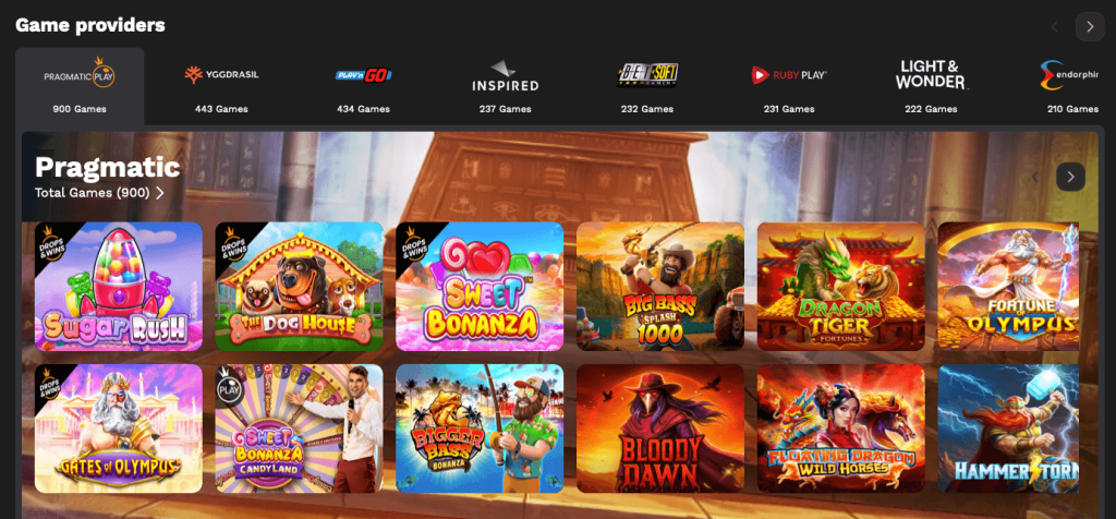 game providers Freespinza casino